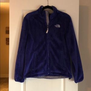 Purple North Face Full ZIP Fleece - Medium